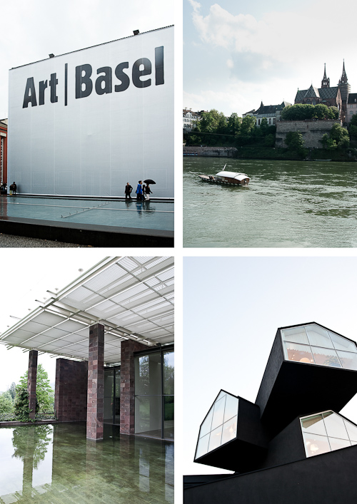 Art Basel (årlig kunstmesse = verdens største), Rhinen, Beyeler og Vitra